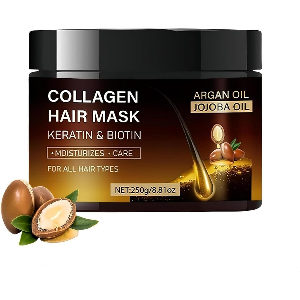 Urbanmac Keratin Hair Mask Treatment front view of jar