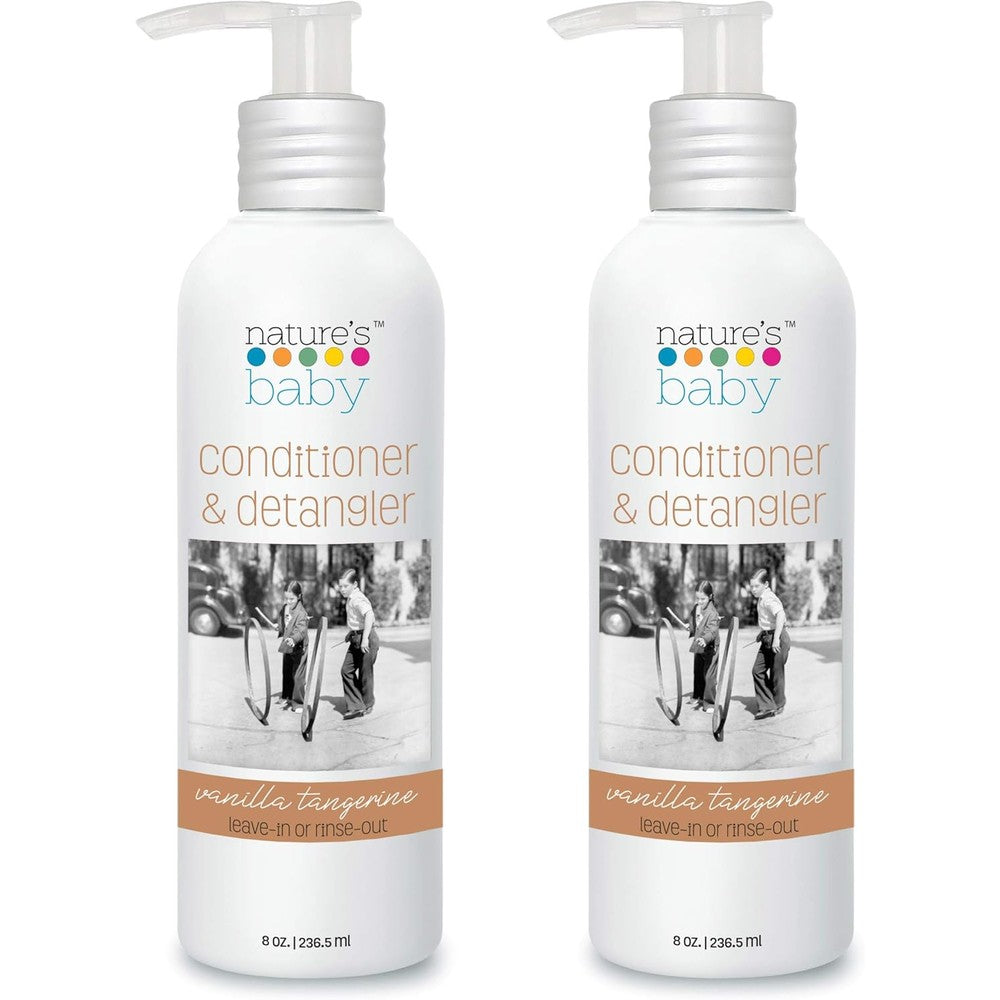 Nature's Baby Organics Conditioner and Detangler front view bottle