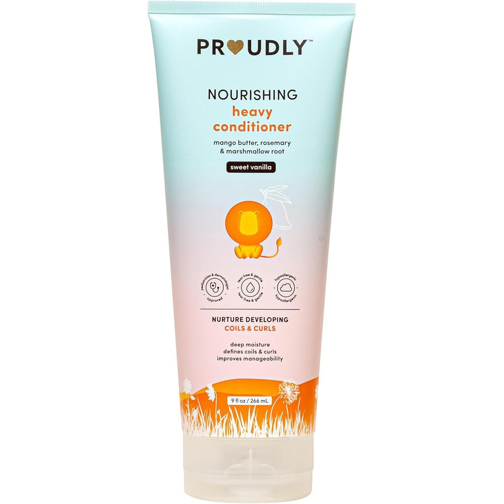 Proudly Nourishing Curly and Coily Hair Baby Conditioner bottle front view