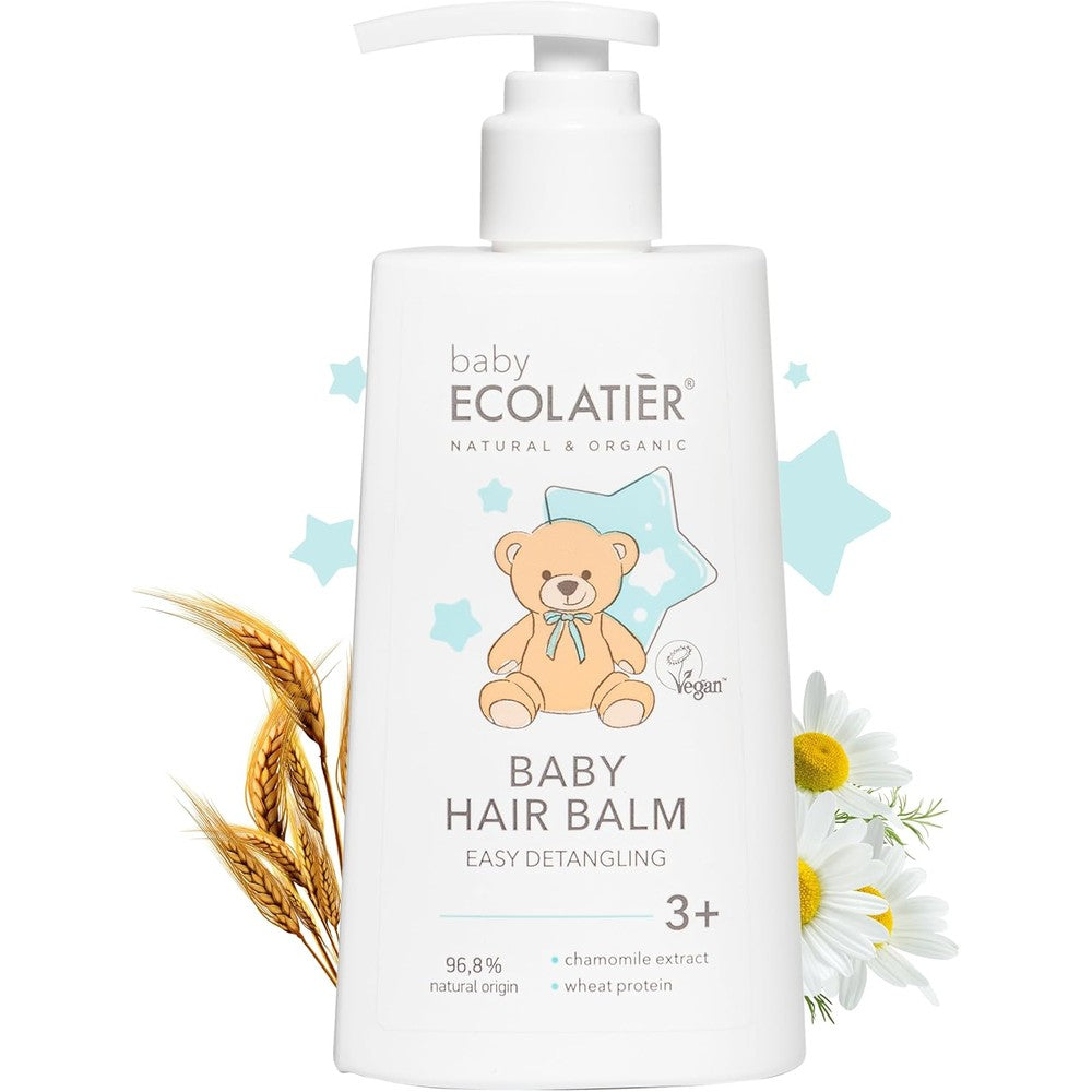Ecolatier Kids Hair Balm Easy Detangling front bottle view