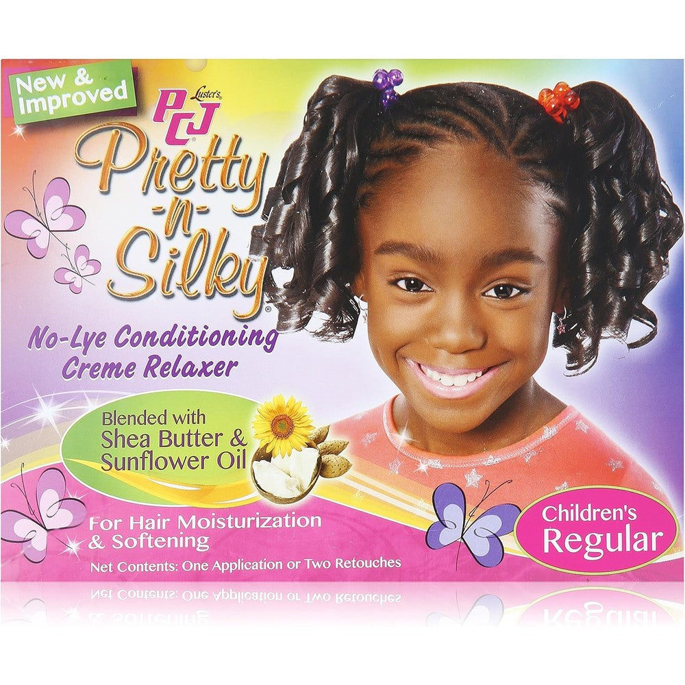 Lusters Pcj Pretty-N-Silky No-Lye Conditioning Creme Relaxer Kit Regular