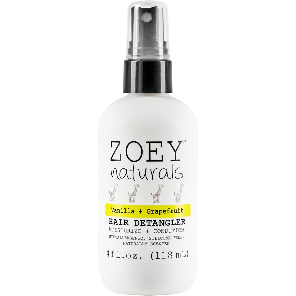 Absolutely Natural Zoey Naturals Vanilla Grapefruit Hair Detangler front view