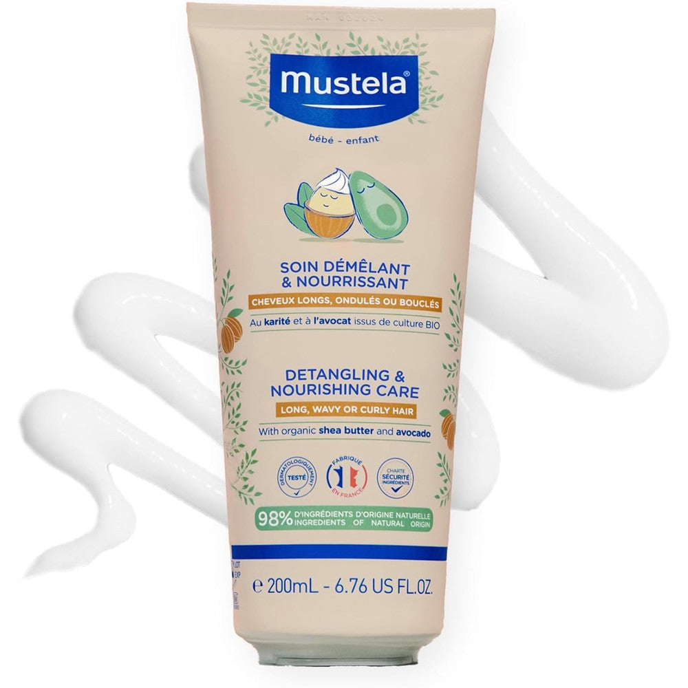 Mustela Detangling and Nourishing Conditioner bottle front view