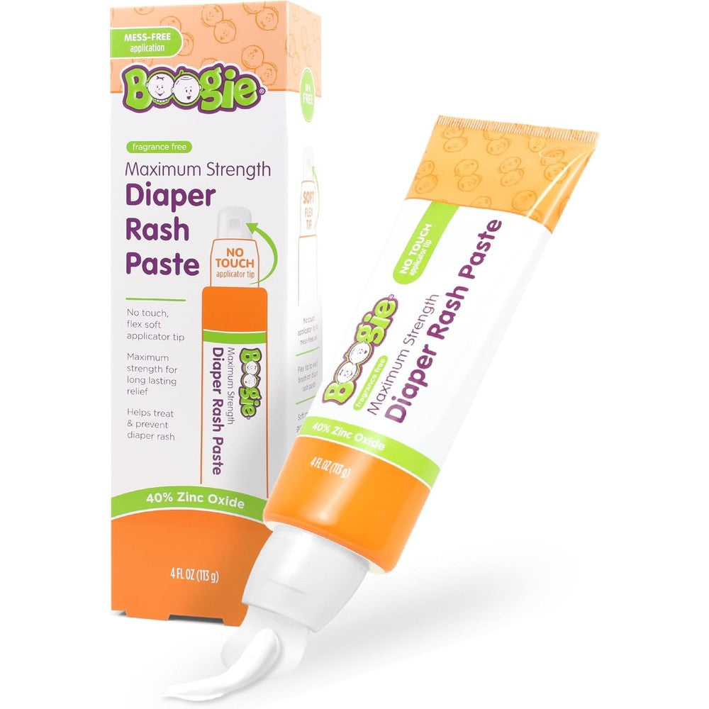 Boogie Maximum Strength Diaper Rash Paste 4 ounce tube front view