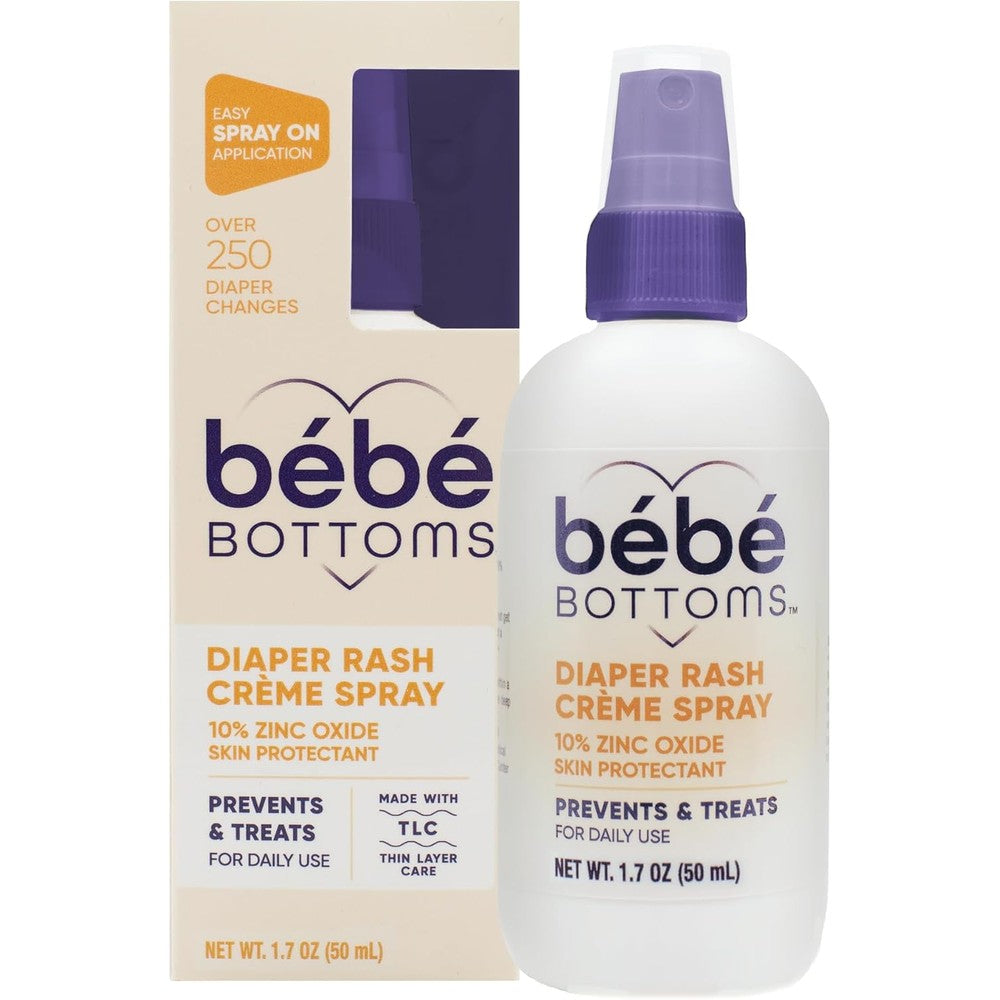 Taro Bébé Bottoms diaper rash cream spray front view bottle