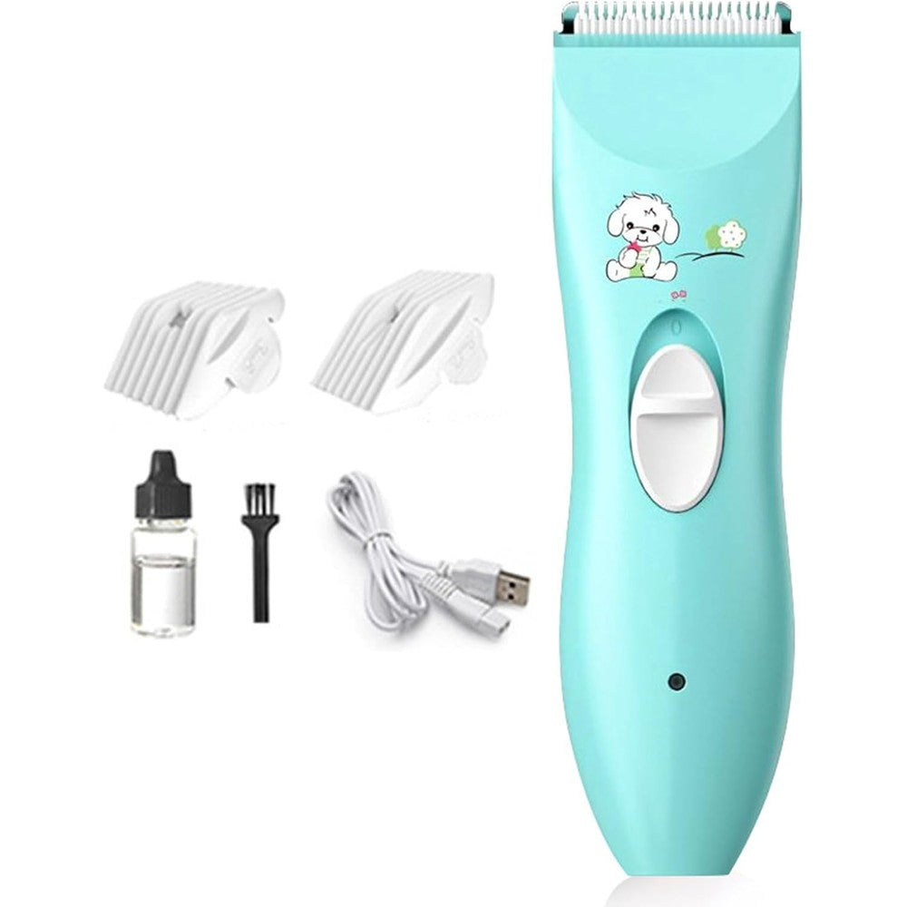 Btseury baby hair clipper front view with cartoon design