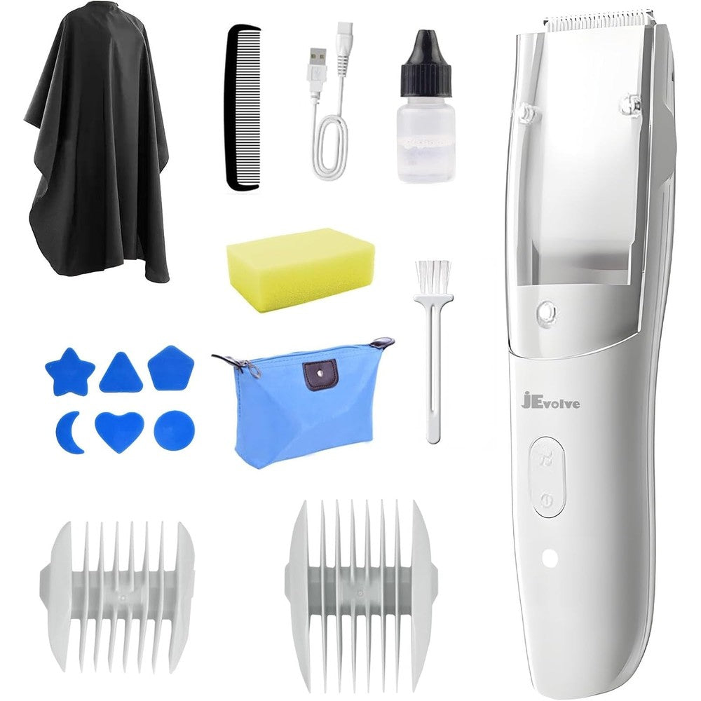 Baistom waterproof cordless baby hair clipper front view