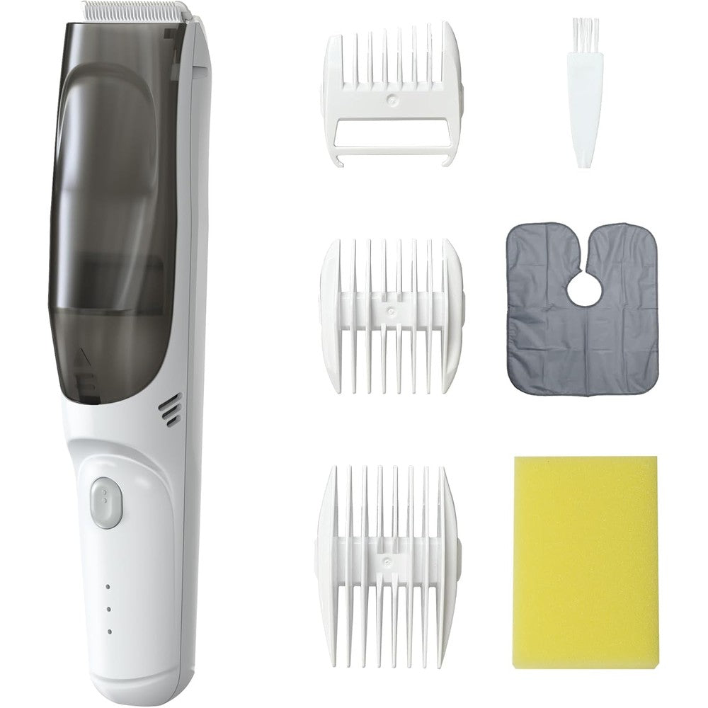 Ferrisa vacuum baby hair clipper front view white model