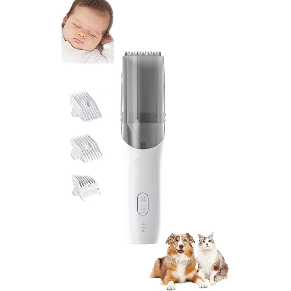 Omana 2-in-1 vacuum hair clipper front view for home grooming