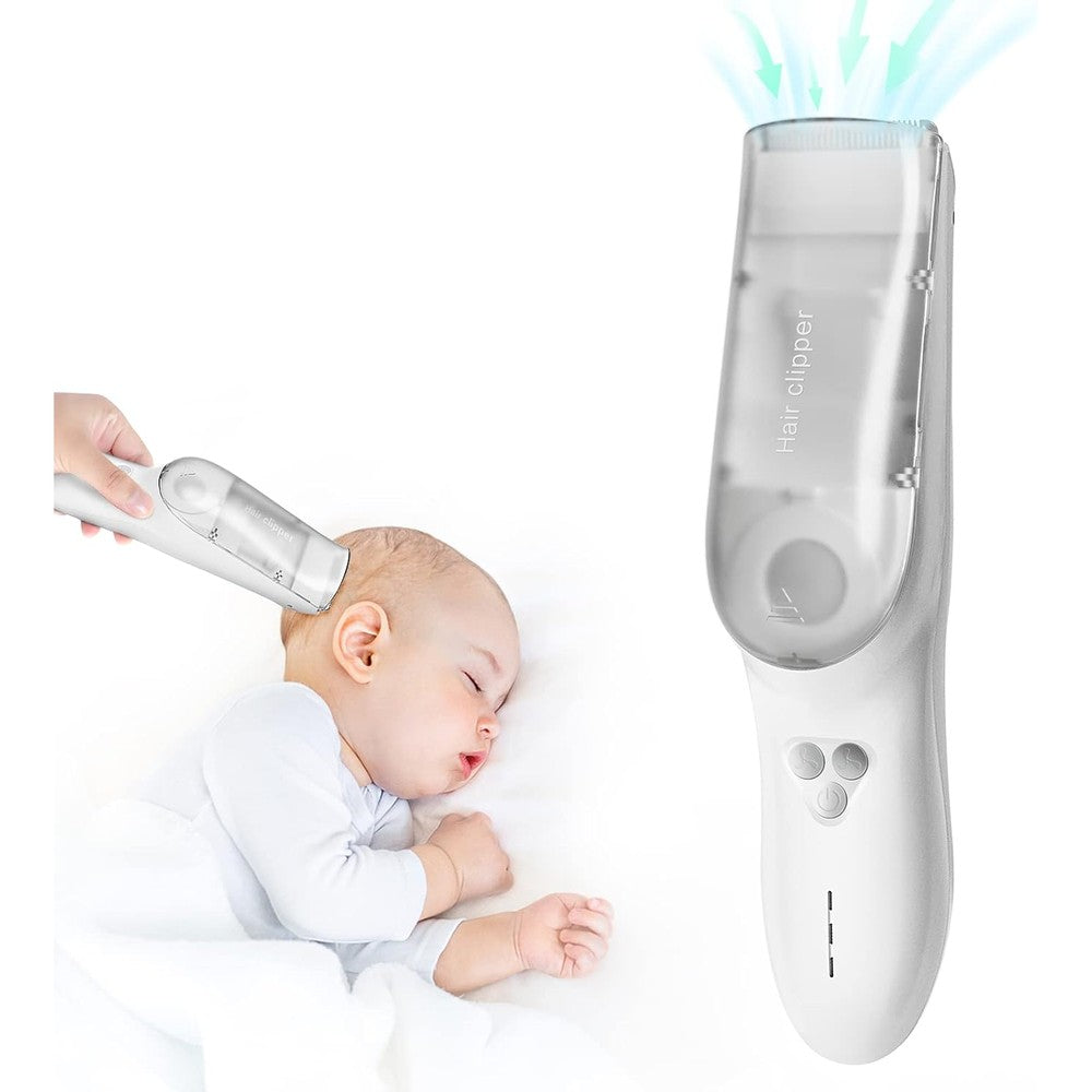 Ferrisa baby hair clipper front view with vacuum system