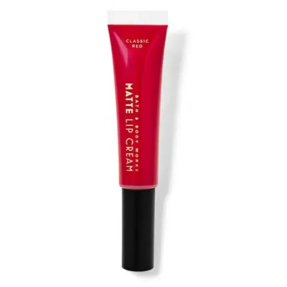 Bath And Body Works Classic Red Matte Lip Cream front view