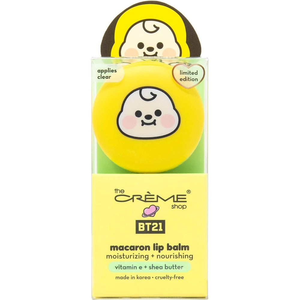 The Crème Shop BT21 Chimmy Macaron Lip Balm front packaging view