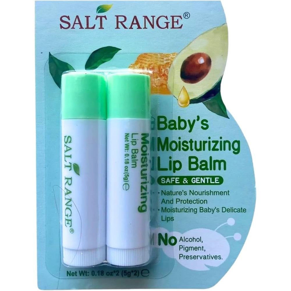 Natural Solution Salt Range Baby Moisturizing Lip Balm 2 Pack front view skincare