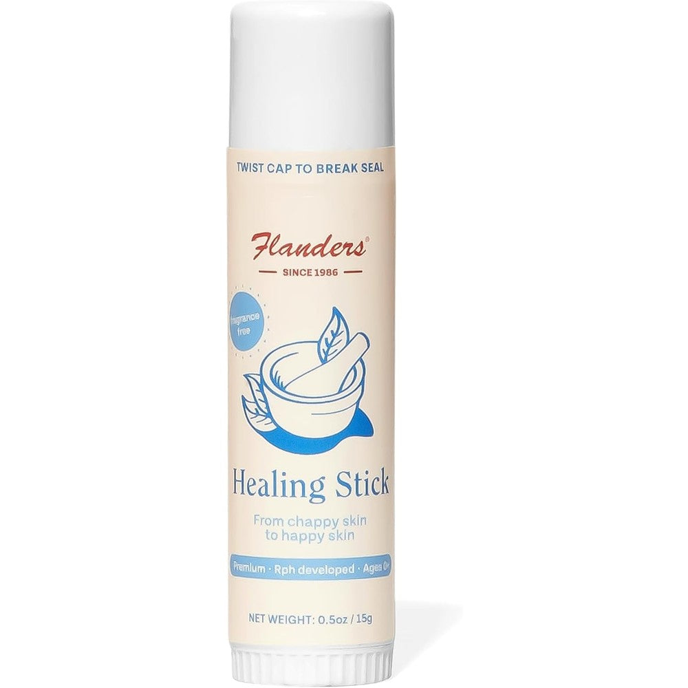Flanders Healing Balm Stick front view packaging