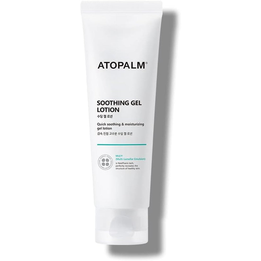ATOPALM Soothing Gel Lotion 4 fluid ounce bottle front view cooling moisturizer