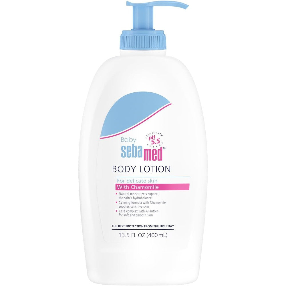 Sebamed Baby Lotion 400 Milliliters front view showing authentic packaging