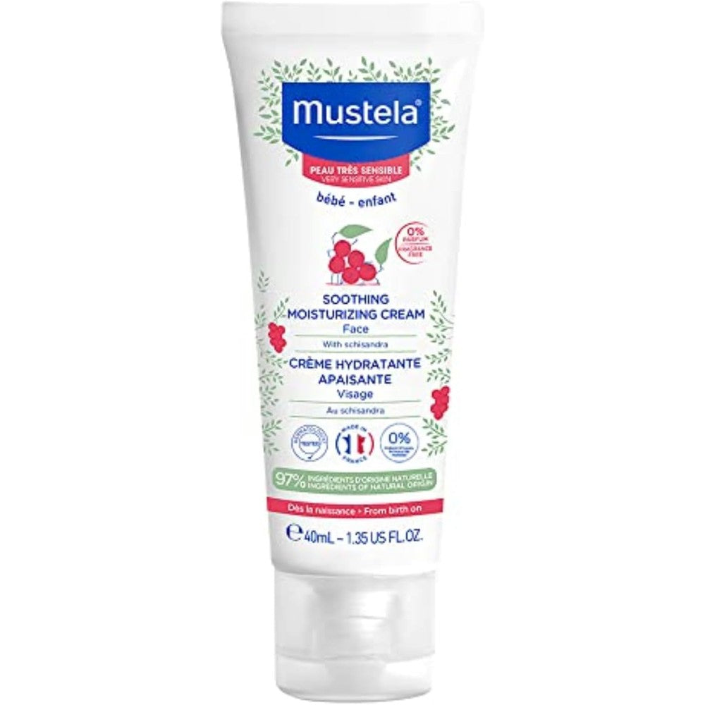 Mustela Baby Soothing Moisturizing Cream front view packaging of imported baby face moisturizer