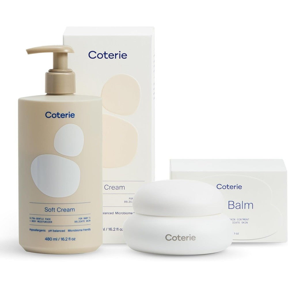 Coterie Baby Dry Skin Skincare Essentials Set front view