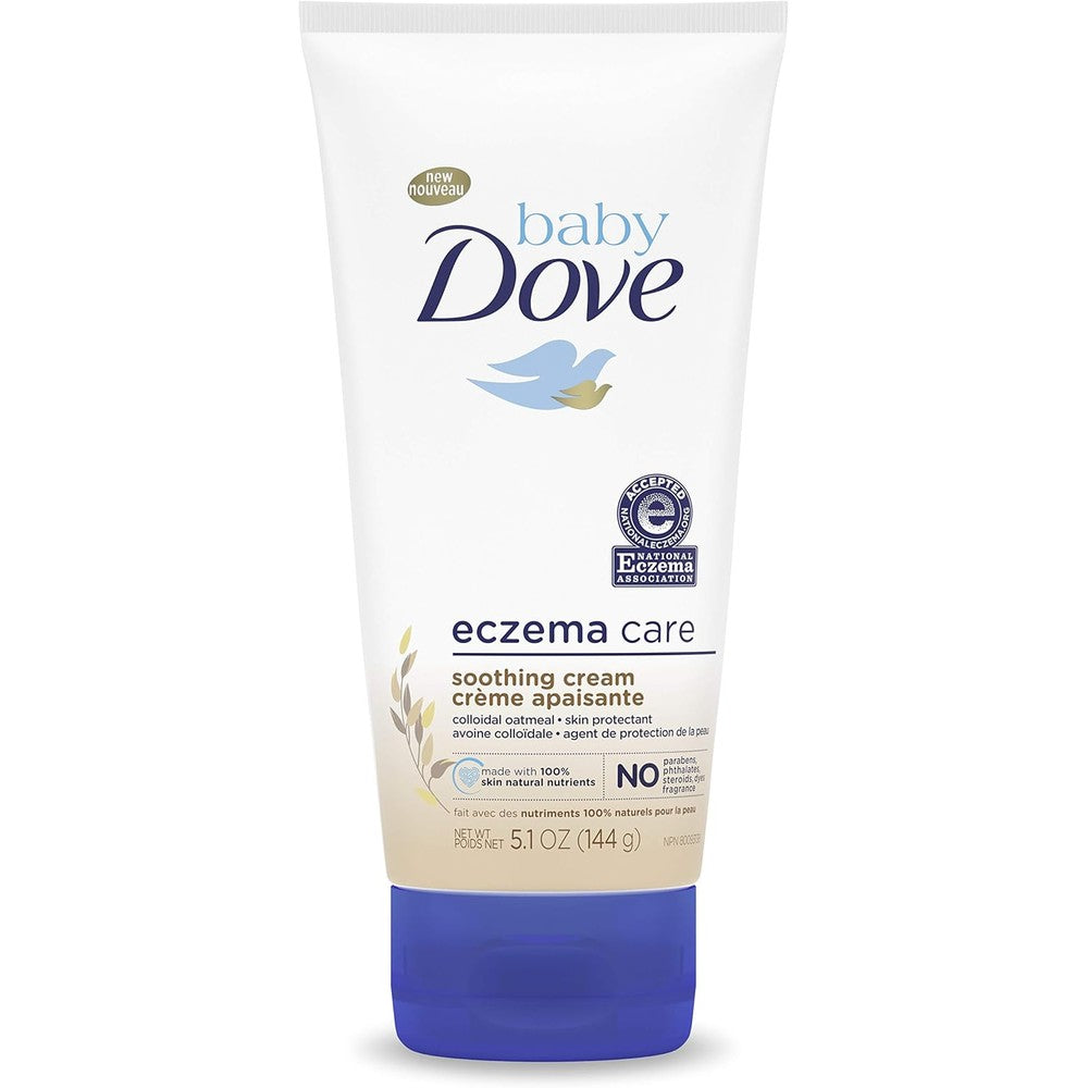 Baby Dove Eczema Care Soothing Cream 5.1 Ounce front view packaging