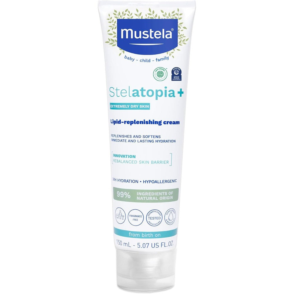 Mustela Stelatopia Plus Lipid Replenishing Cream front view