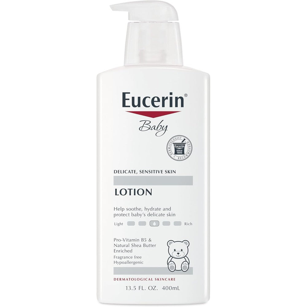 Eucerin Baby Body Lotion 13.5 Fluid Ounce front view of bottle