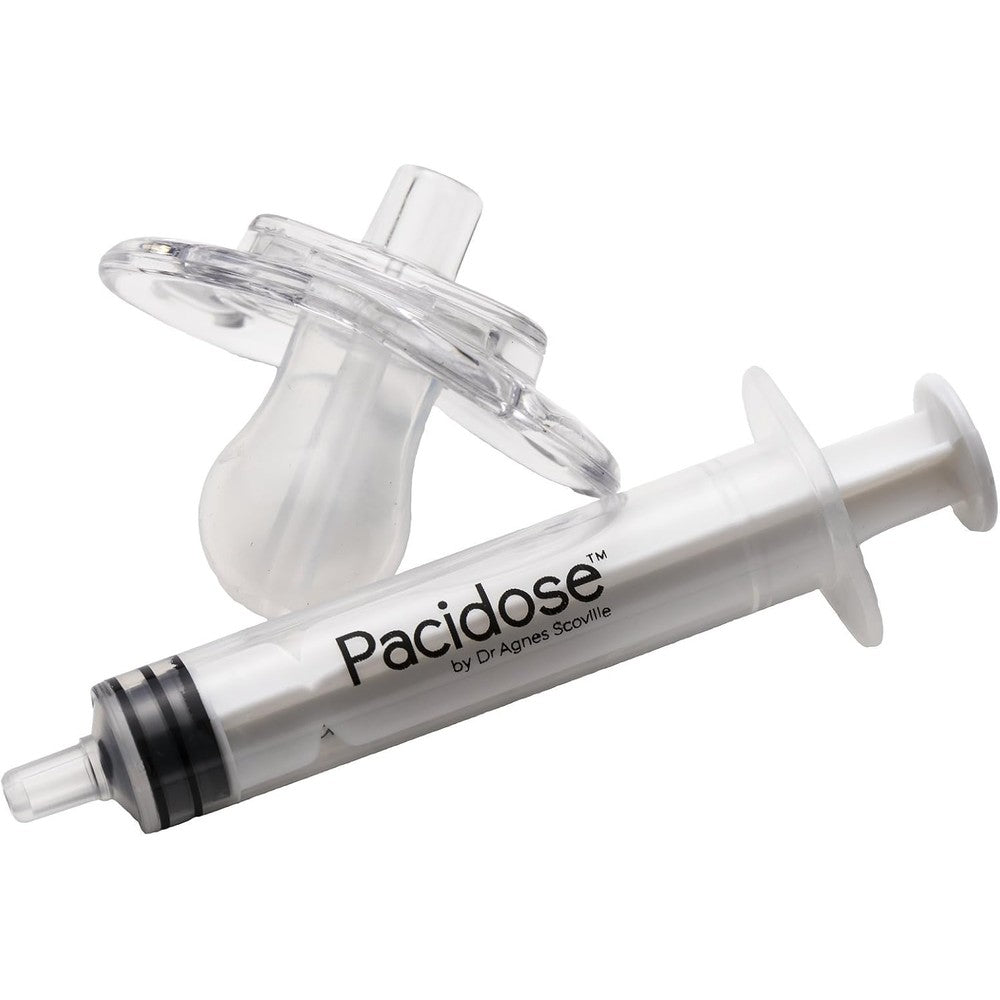 Pacidose liquid medicine dispenser for infants 6-18 months front view