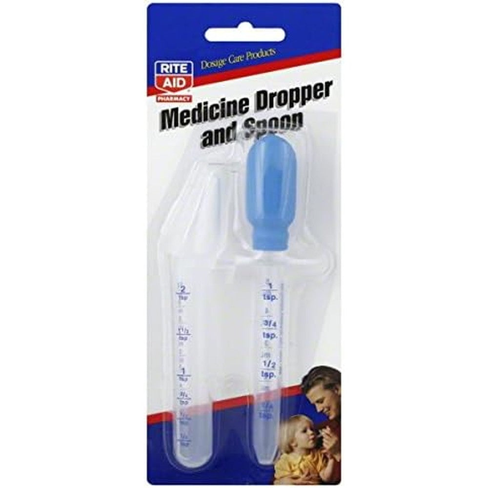 Rite Aid Pharmacy medicine dropper and spoon set for accurate dosing