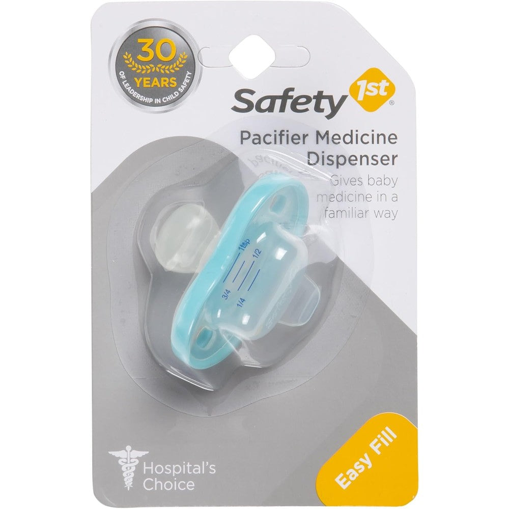 Safety 1st Pacifier Medicine Dispenser aqua color front view