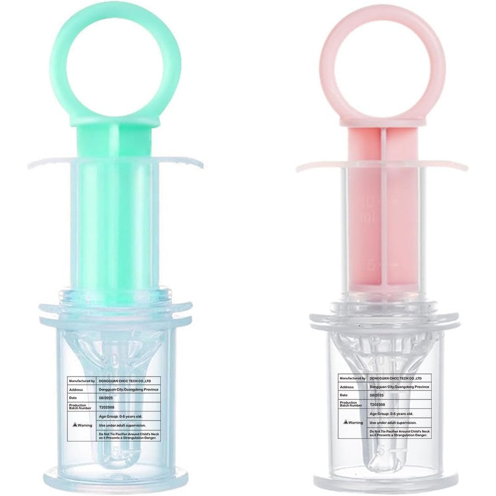 BabyX Kids Baby Oral Syringe and Dispenser 2 Pack front view
