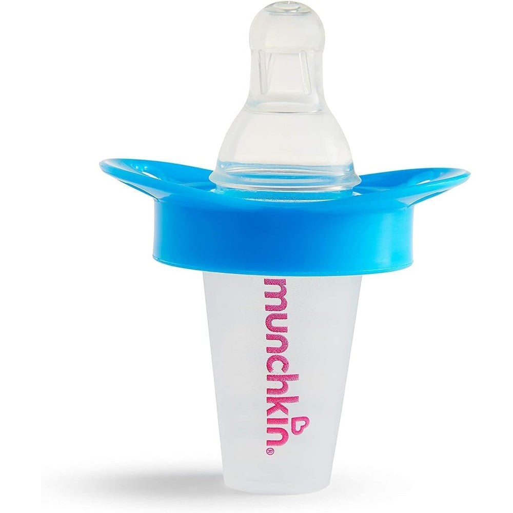Munchkin The Medicator liquid medicine dispenser blue front view