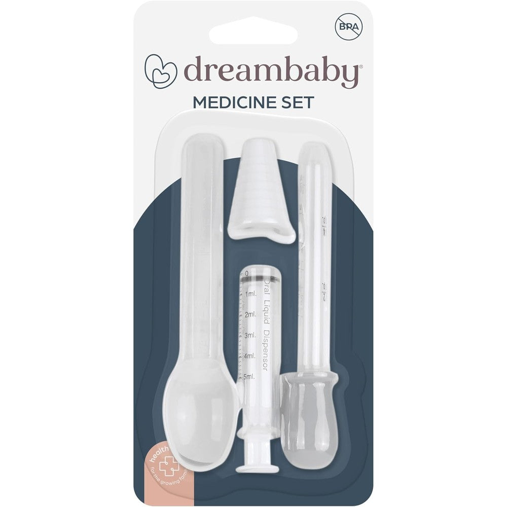 Dreambaby Medicine Set Blue and Clear front view for infants