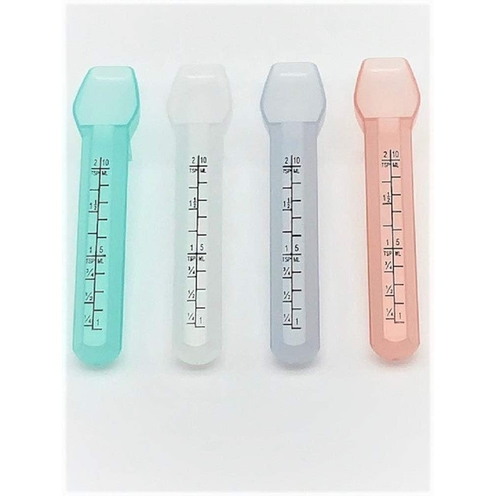 Healthaccessories calibrated liquid dosing medicine spoon set of four