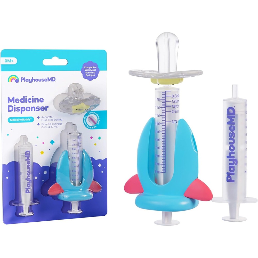 Playhouse MD Rocket medicine dispenser front view for babies