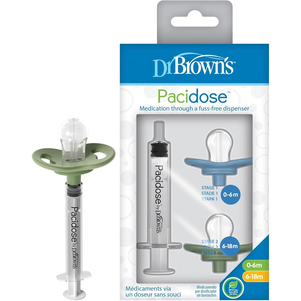 Dr. Brown's Pacidose Liquid Medicine Dispenser kit with syringe