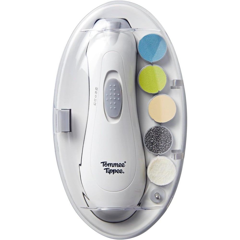 Tommee Tippee electric baby nail file kit front view