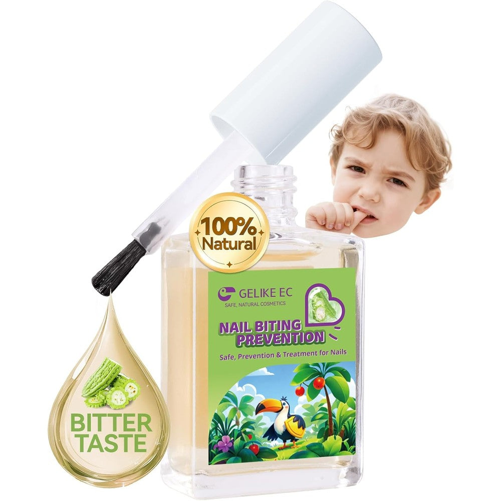 Gelike ec nail biting prevention kids polish front view close up