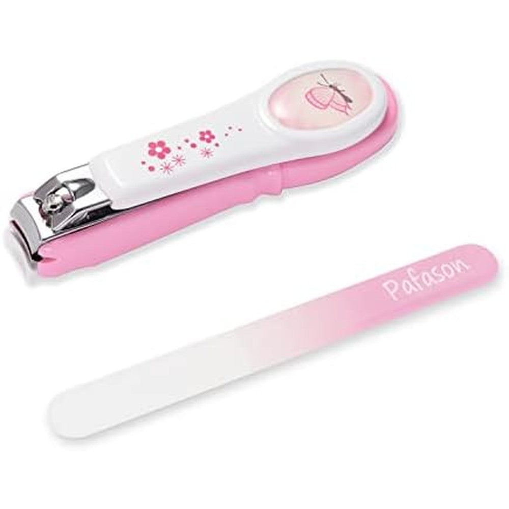 Pafason baby safety nail clipper with catcher front view