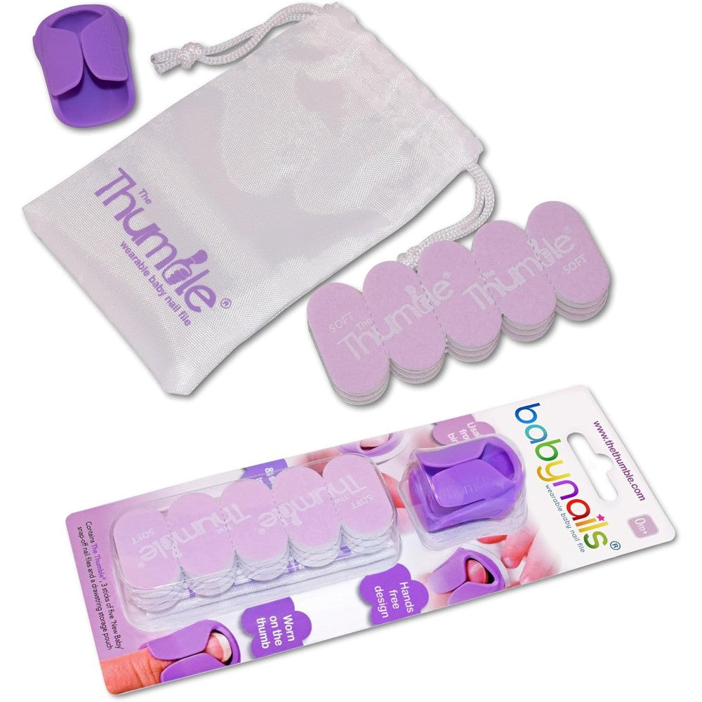 Thumble Baby Nails wearable file set for newborns