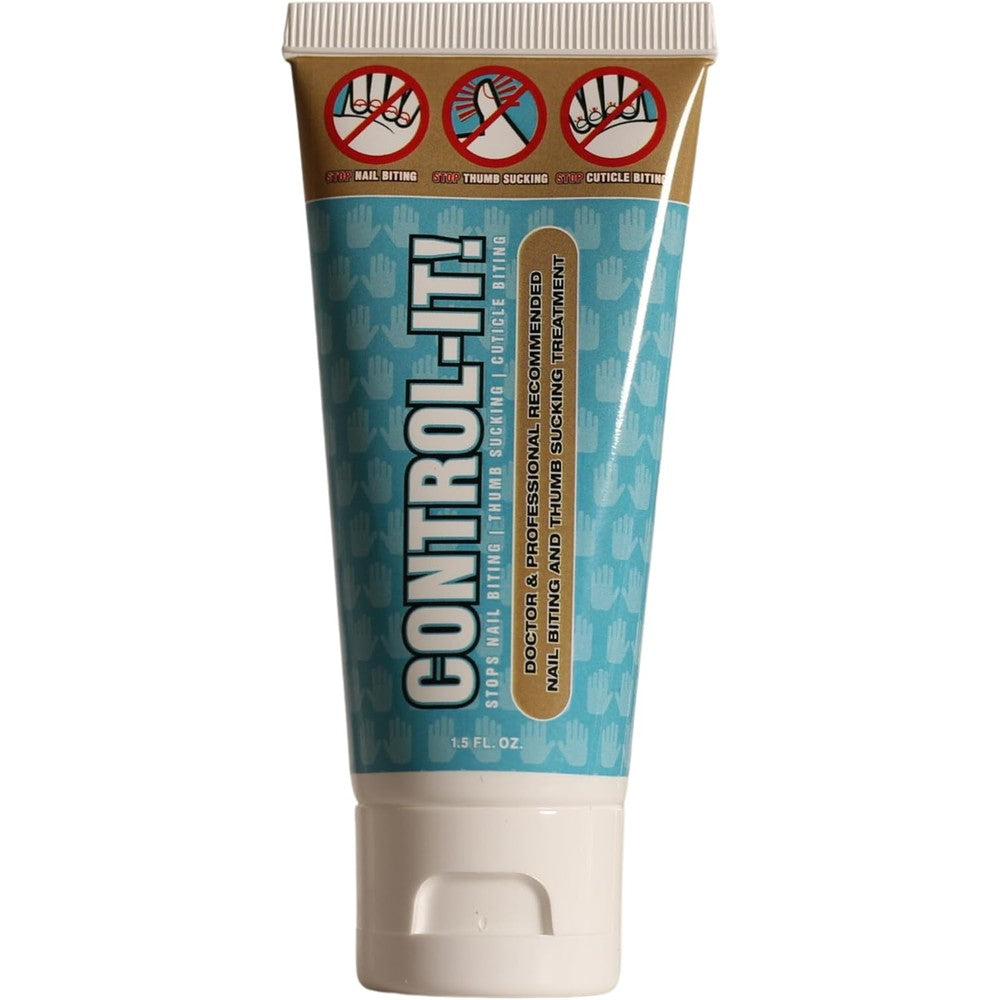 Control-It natural nail biting and thumb sucking deterrent cream front packaging