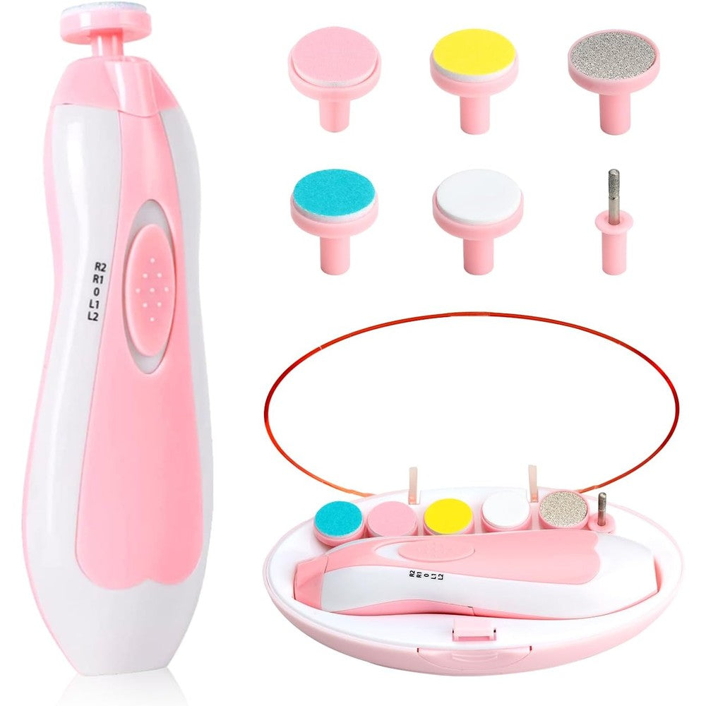 Qunlions Life Baby Nail Trimmer Pink front view