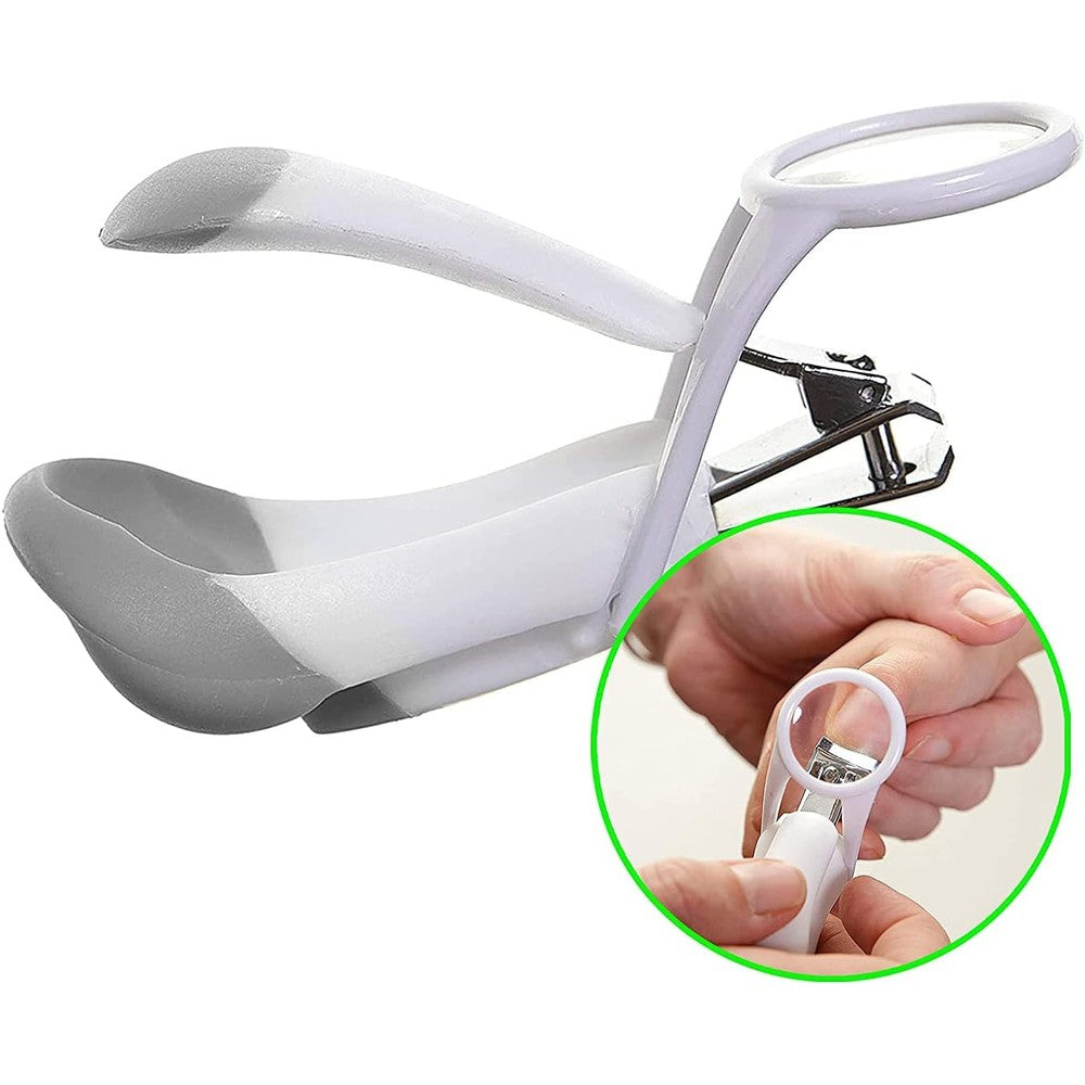 Dreambaby Deluxe Nail Clippers with magnifying glass front view