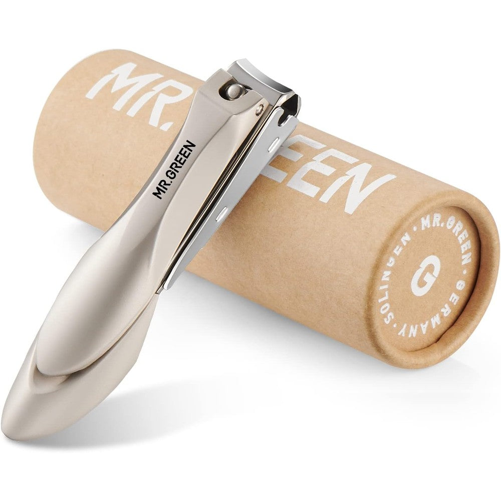 Mr. Green baby safety nail clippers front view stainless steel