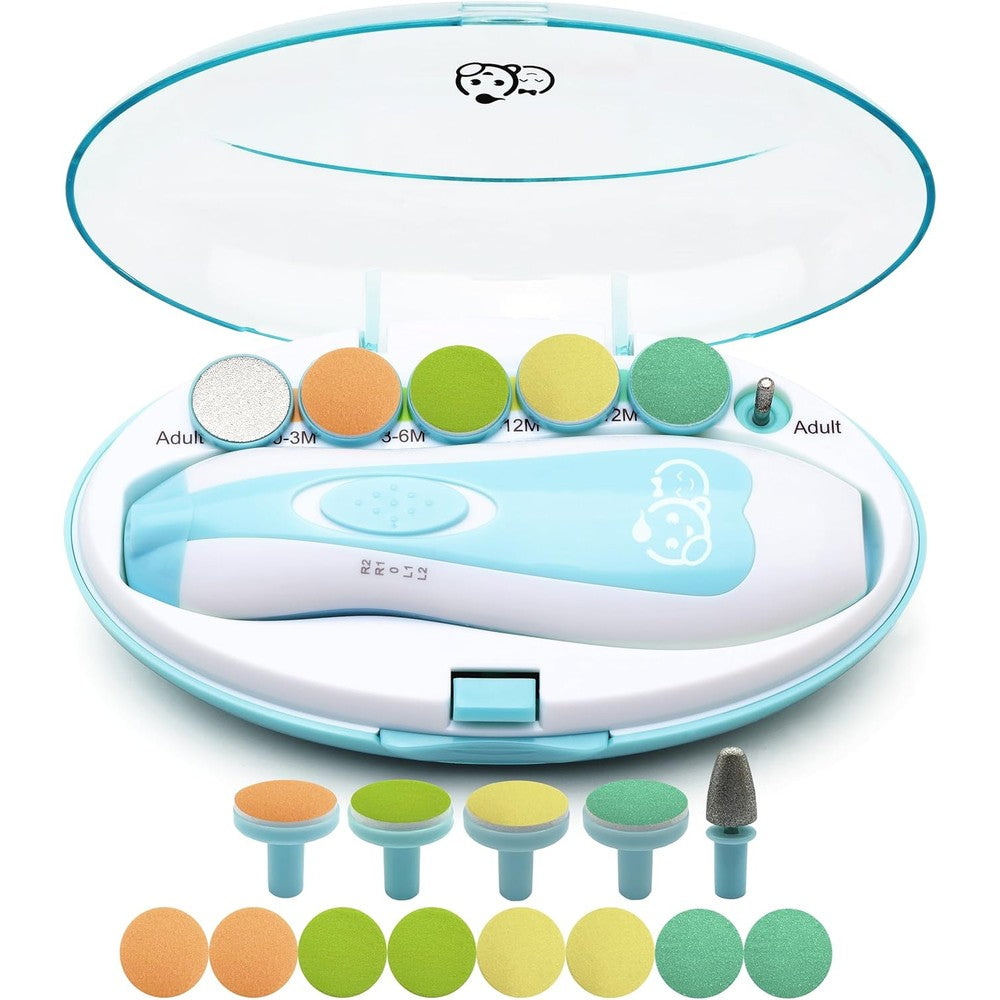 Royal Angels 21 in 1 electric baby nail trimmer kit front view