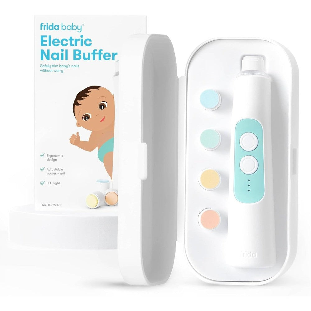 Frida Baby electric nail buffer kit front view