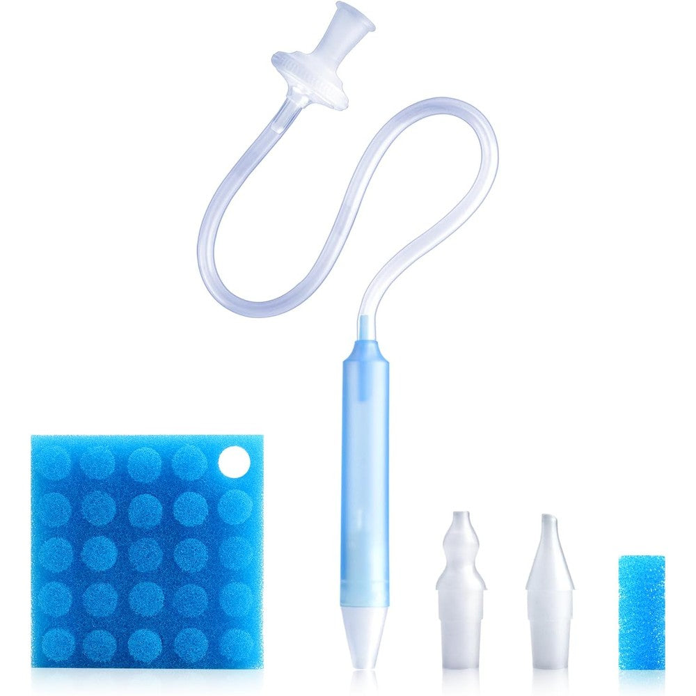 Rdunf baby nasal aspirator set with hygiene filters and silicone tips