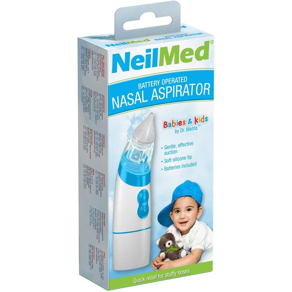 NeilMed SQUIP battery operated nasal aspirator front view