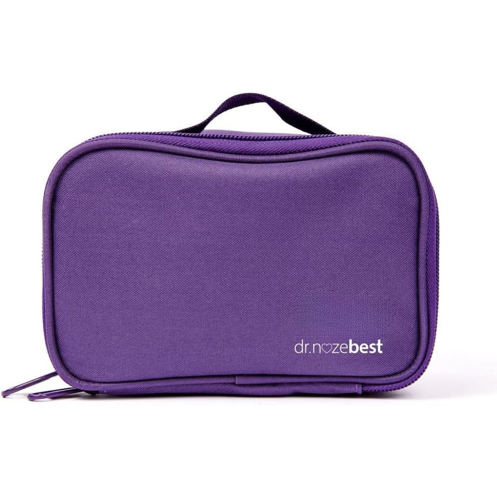 Dr. Noze Best NozeBot travel pouch front view for baby nasal aspirator