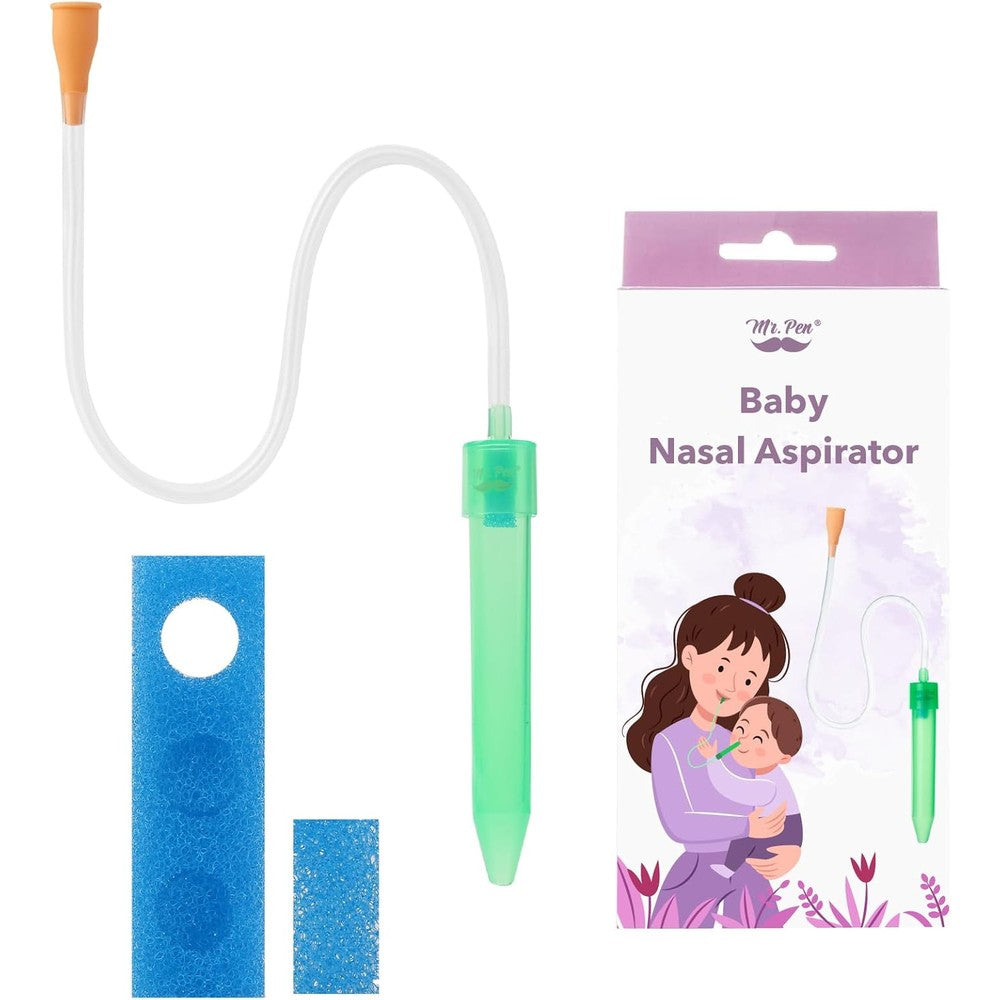 Mr. Pen Baby Nasal Aspirator with hygiene filters front view