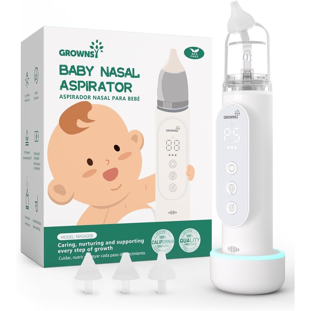 Grownsy electric nasal aspirator for baby front view