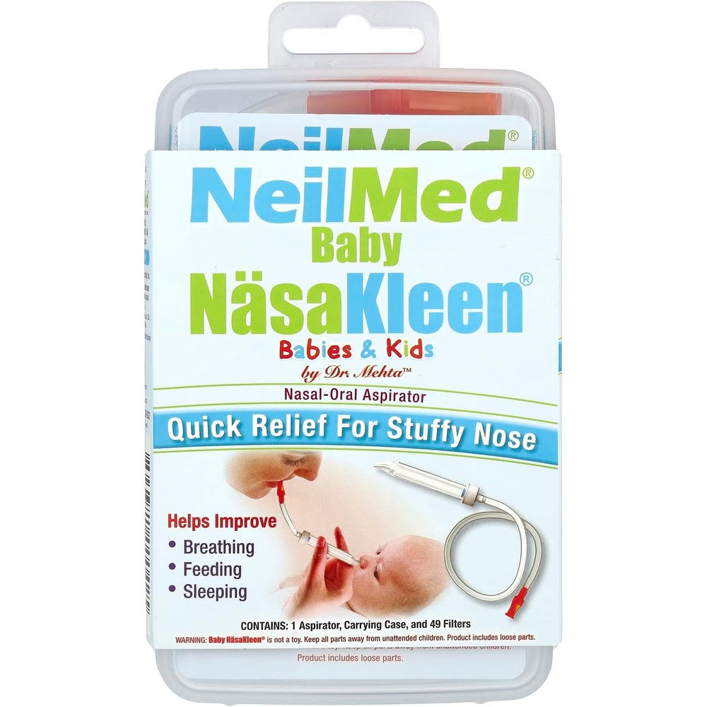 NeilMed Baby NasaKleen Nasal-Oral Aspirator kit front view